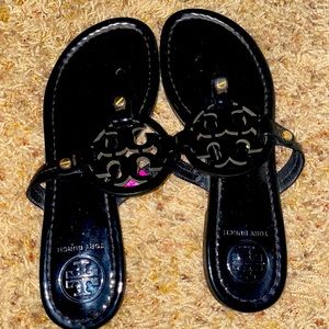 Tory Burch Flip Flops, worn a few times